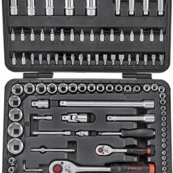 ΚΑΣΕΤΙΝΑ ΚΑΡΥΔΑΚΙΑ ΕΞΑΓΩΝΑ 1/2"-1/4" 108τεμ.FORCE 41082-5