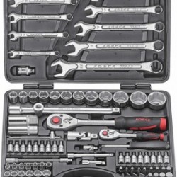 ΚΑΣΕΤΙΝΑ ΚΑΡΥΔΑΚΙΑ ΕΞΑΓΩΝΑ 1/2" 82τεμ.& ΓΕΡΜΑΝΟΠΟΛΥΓΩΝΑ FORCE 4821-5