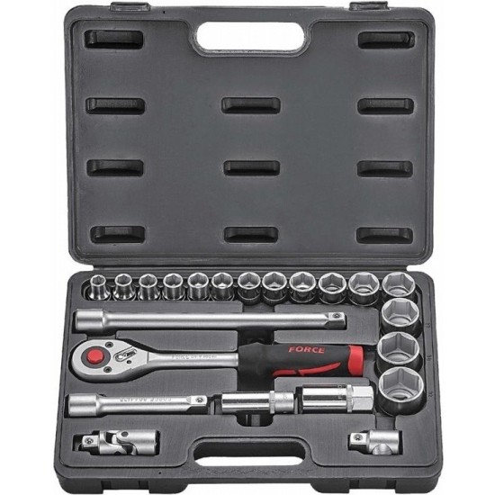 ΚΑΣΕΤΙΝΑ ΚΑΡΥΔΑΚΙΑ ΕΞΑΓΩΝΑ 1/2" 22τεμ.FORCE 4223