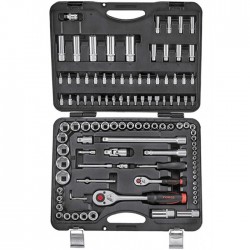 ΚΑΣΕΤΙΝΑ ΚΑΡΥΔΑΚΙΑ ΠΟΛΥΓΩΝΑ 1/2"-1/4" 108τεμ.FORCE 41082-9