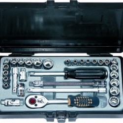 ΚΑΣΕΤΙΝΑ ΚΑΡΥΔΑΚΙΑ ΠΟΛΥΓΩΝΑ & ΙΝΤΖΑΣ 1/4" 31τεμ.FORCE 2312