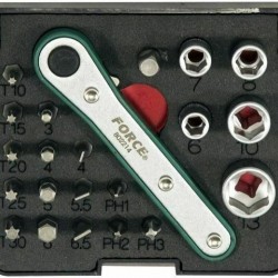 ΚΑΣΕΤΙΝΑ ΚΑΡΥΔΑΚΙΑ & ΜΥΤΕΣ 1/4" 22τεμ.FORCE 2222