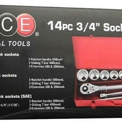 ΚΑΣΕΤΙΝΑ ΚΑΡΥΔΑΚΙΑ ΠΟΛΥΓΩΝΑ 3/4" 14τεμ.FORCE 6141 B