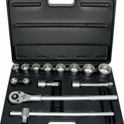 ΚΑΣΕΤΙΝΑ ΚΑΡΥΔΑΚΙΑ ΠΟΛΥΓΩΝΑ 3/4" 14τεμ.FORCE 6141 B