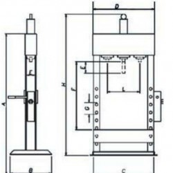 ΠΡΕΣΣΑ ΒΑΡΕΩΣ ΤΥΠΟΥ HEAVY DUTY 30ton.Multi 80540