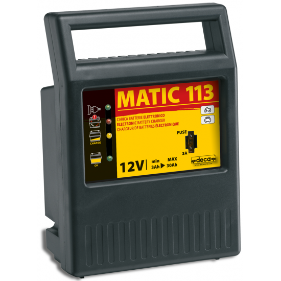 ΦΟΡΤΙΣΤΗΣ ΦΟΡΗΤΟΣ ΜΠΑΤΑΡΙΩΝ ΗΛΕΚΤΡΟΝΙΚΟΣ DECA MATIC 113