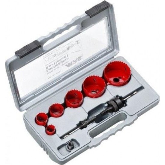 ΣΕΤ ΠΟΤΗΡΟΤΡΥΠΑΝΑ ΜΕΤΑΛΛΟΥ 8τεμ.HSS Bi-Metal MP.S ΓΕΡΜΑΝΙΑΣ