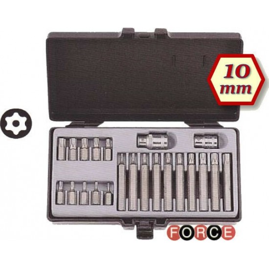 ΣΕΤ ΜΥΤΕΣ ΤΟΡΞ ΜΕ ΤΡΥΠΑ 22τεμ.ΣΕ 10mm.FORCE 4222