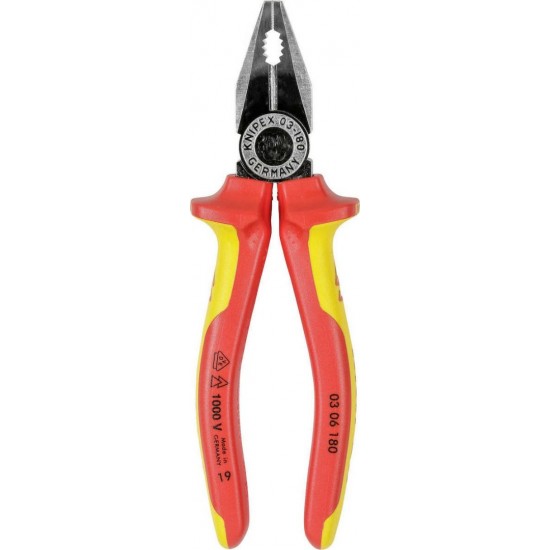 ΠΕΝΣΑ ΗΛΕΚΤΡΟΛΟΓΩΝ 1000Volt.KNIPEX 180mm.0306180