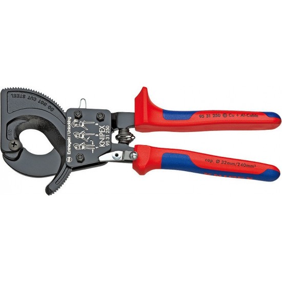 ΚΟΦΤΗΣ ΚΑΛΩΔΙΩΝ ΒΑΡΙΑ ΜΟΝΩΣΗ 250mm.KNIPEX 9531250