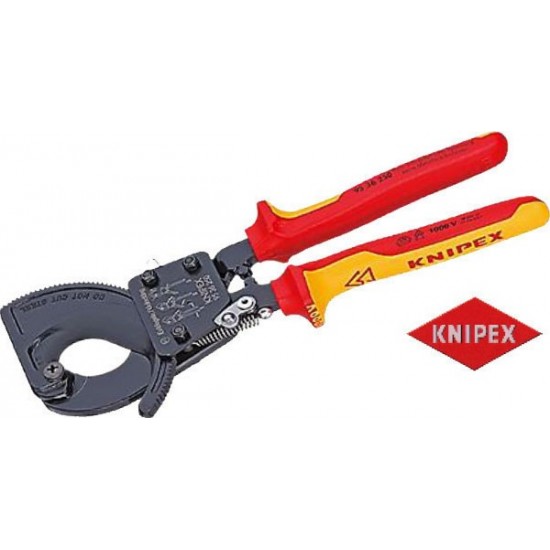 ΚΟΦΤΗΣ ΚΑΛΩΔΙΩΝ ΗΛΕΚΤΡΟΛΟΓΩΝ 250mm.1000Volt.KNIPEX 9536250